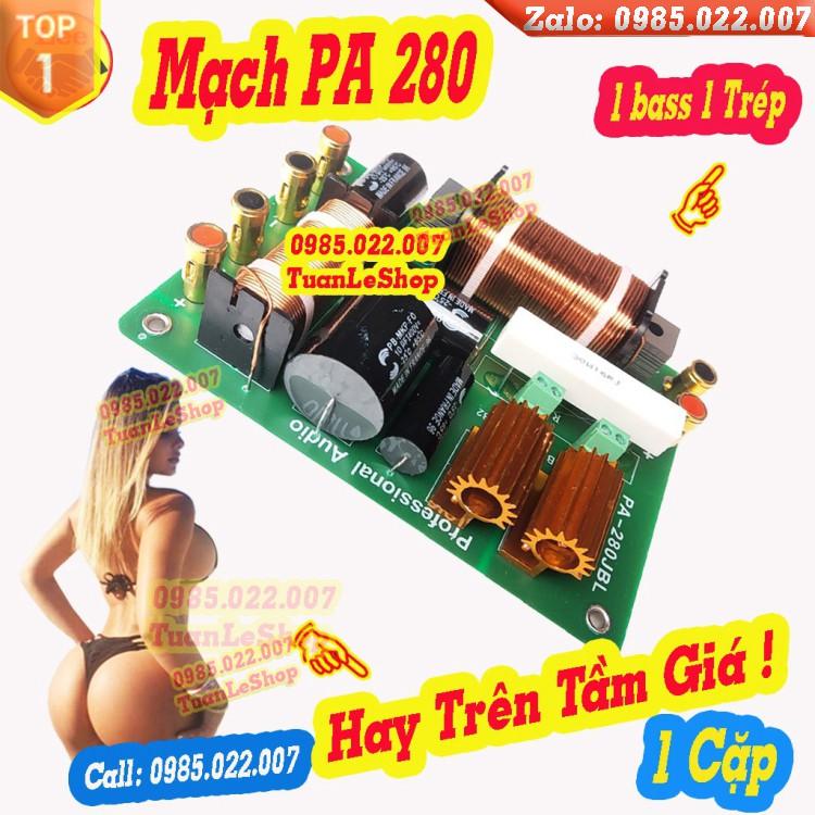 MẠCH PHÂN TẦN 2 LOA P A 280 - GIÁ 2 MẠCH LOA P A 280