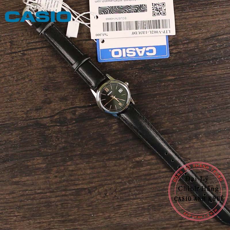 Đồng Hồ Casio Nữ LTP-V002L-1B3 Chính Hãng