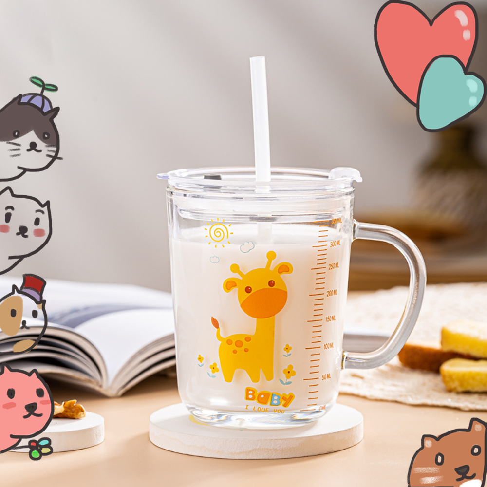 Cốc thủy tinh chống tràn tuyệt đối thiết kế nhỏ gọn,dung tích 400ml dễ dàng mang theo mọi nơi