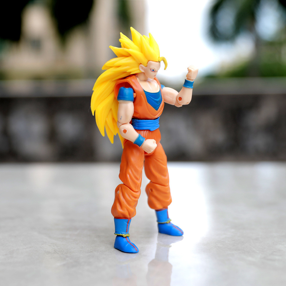 Mô hình khớp động dragonball Songoku SXD cấp 3 tóc dài tặng kèm ngọc rồng, bàn tay tư thế trưởng 2068 2