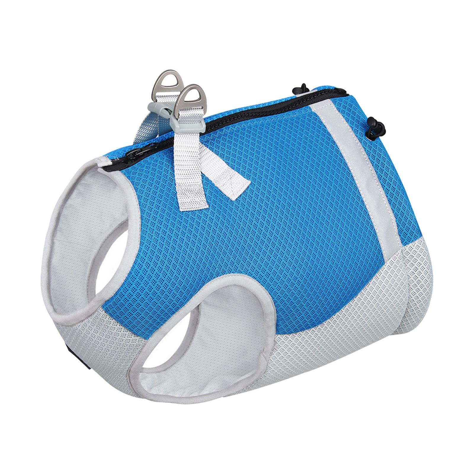Dog Harness Pet Harness Summer Easy Control Handle Breathable Chest Strap Dog Vest Harness Attachment for Running Walking Outdoor Pet