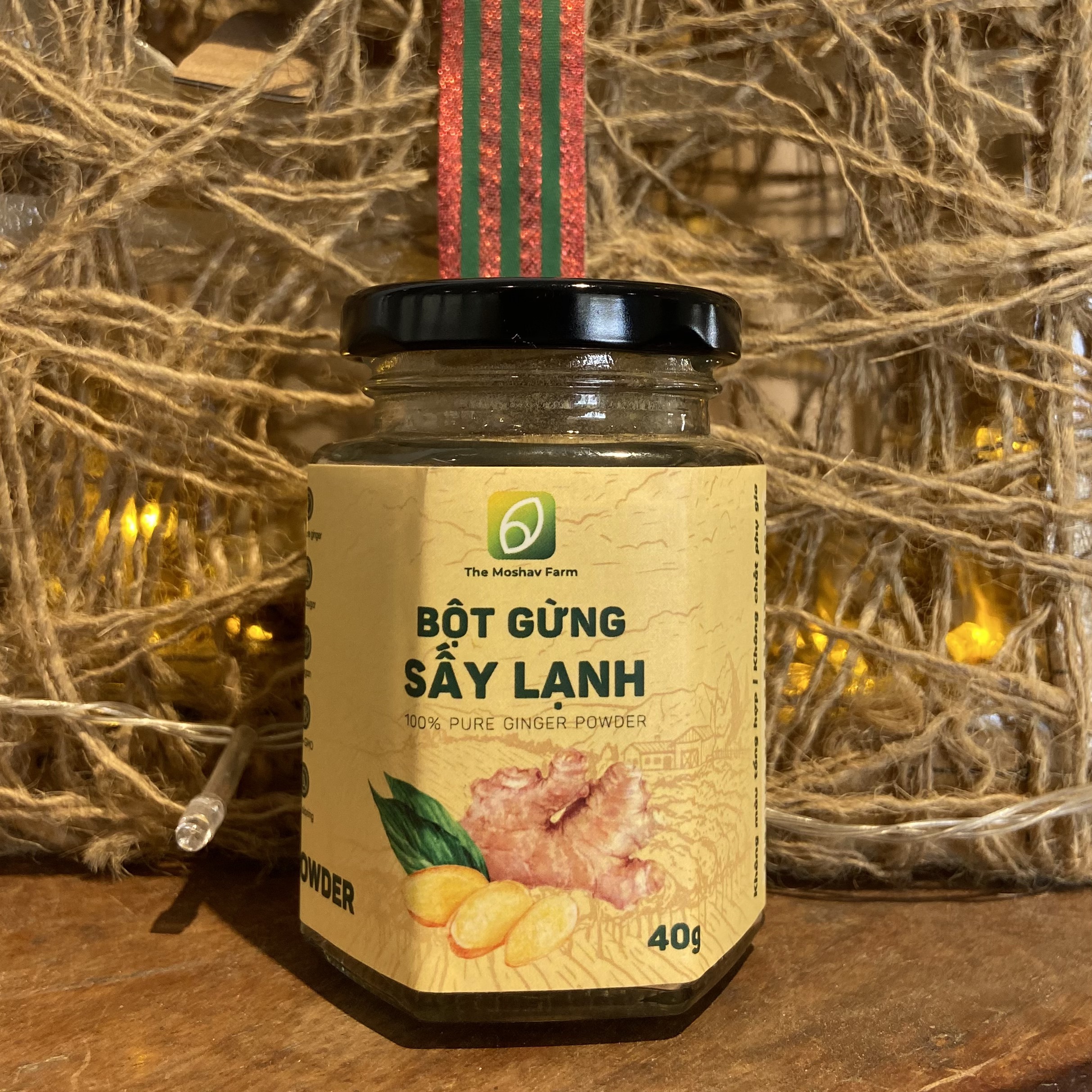 Bột Gừng Đông Y Sấy Lạnh The Moshav Farm