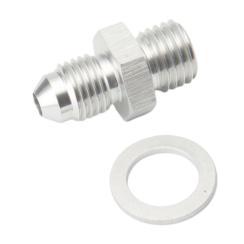 M12x1.5 To AN-4 Oil Feed Adapter Kit 1.5mm Restrictor For