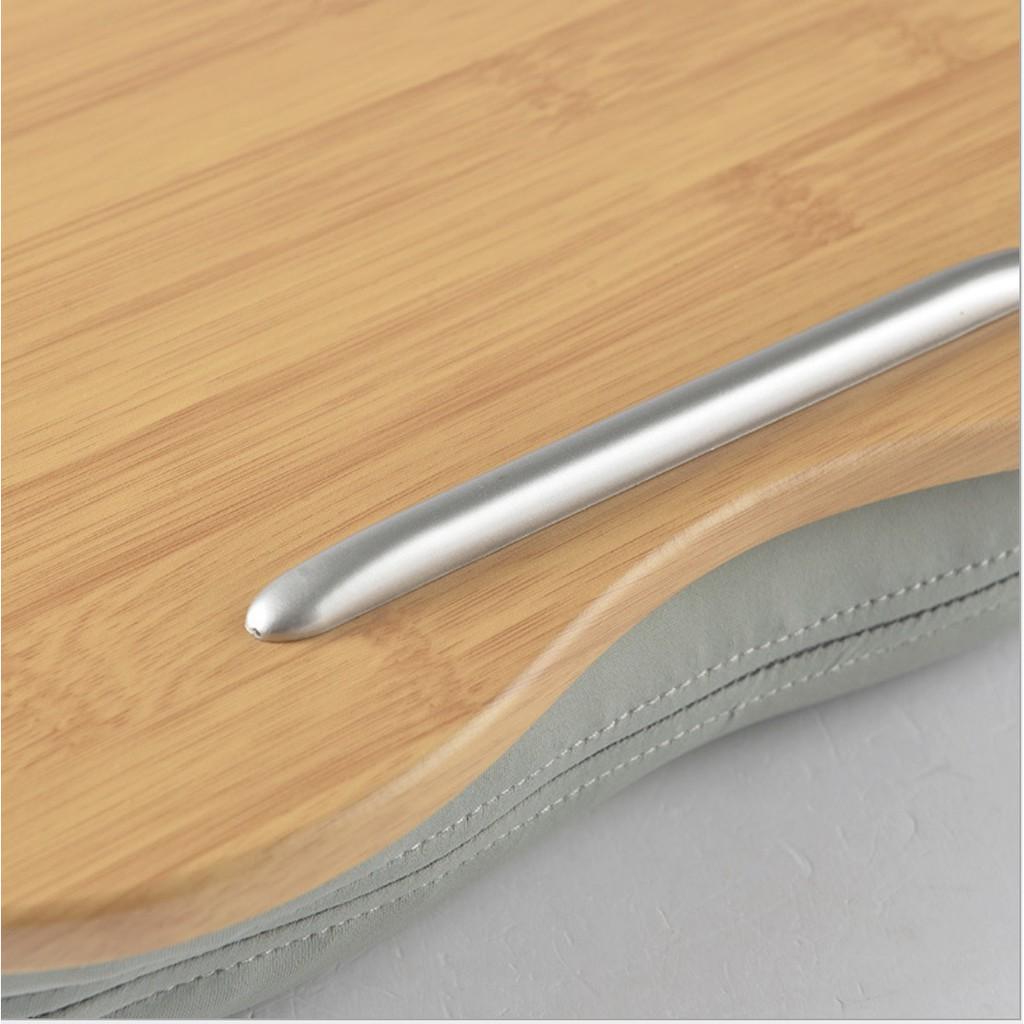Bàn kê gỗ cao cấp Macbook làm việc trên giường 30x40cm