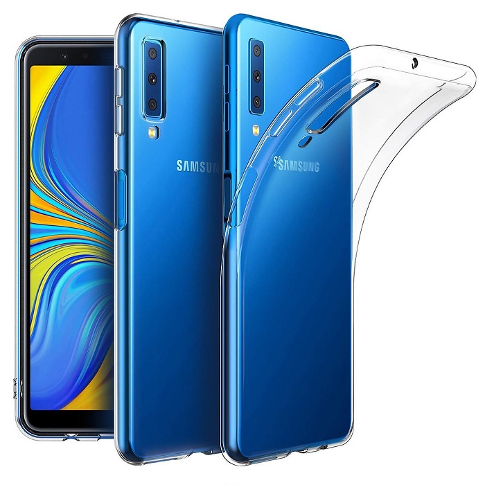 Ốp lưng dành cho Samsung Galaxy A7 2018 silicon dẻo trong suốt cao cấp loại A+
