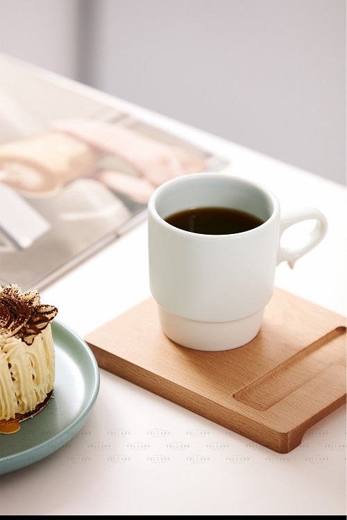 Ly sứ mug Hasami Nhật uống cà phê trà 280ml CAFE DE KONA