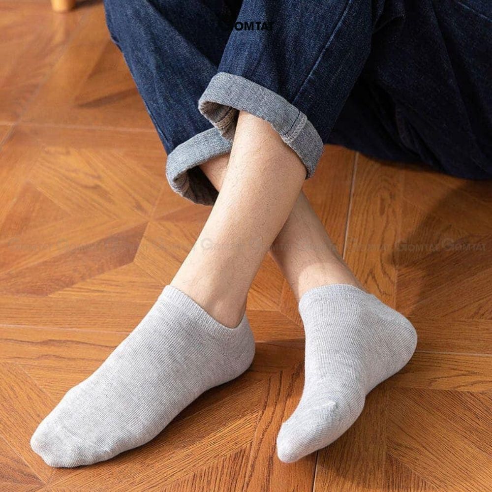 Tất trơn CỔ NGẮN Nam Nữ VNXK chuẩn xuất Nhật chất liệu cotton thoáng mát khử mùi - VOTRON-VNXK
