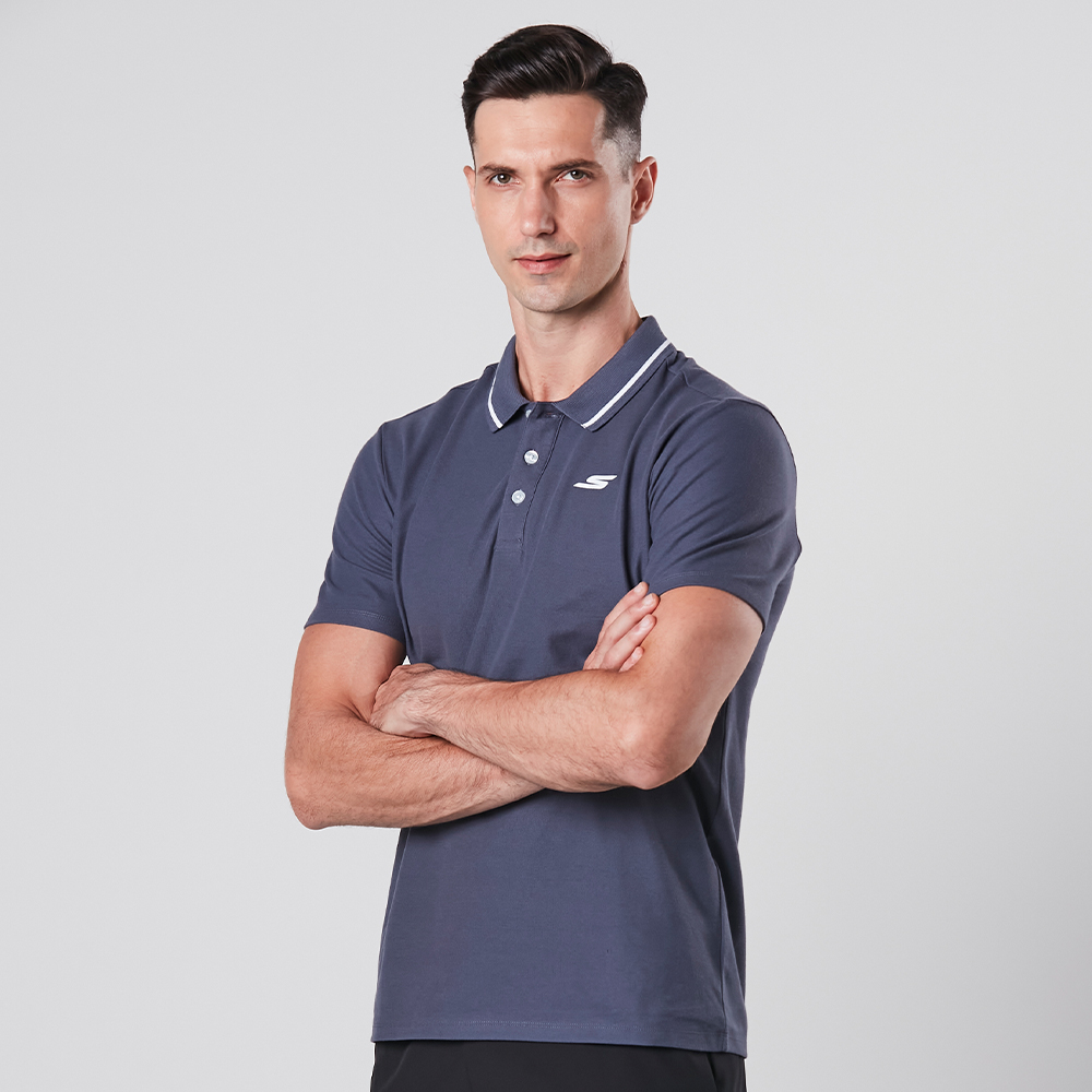 Skechers Nam Áo Polo - SP22Q3M077-02EW