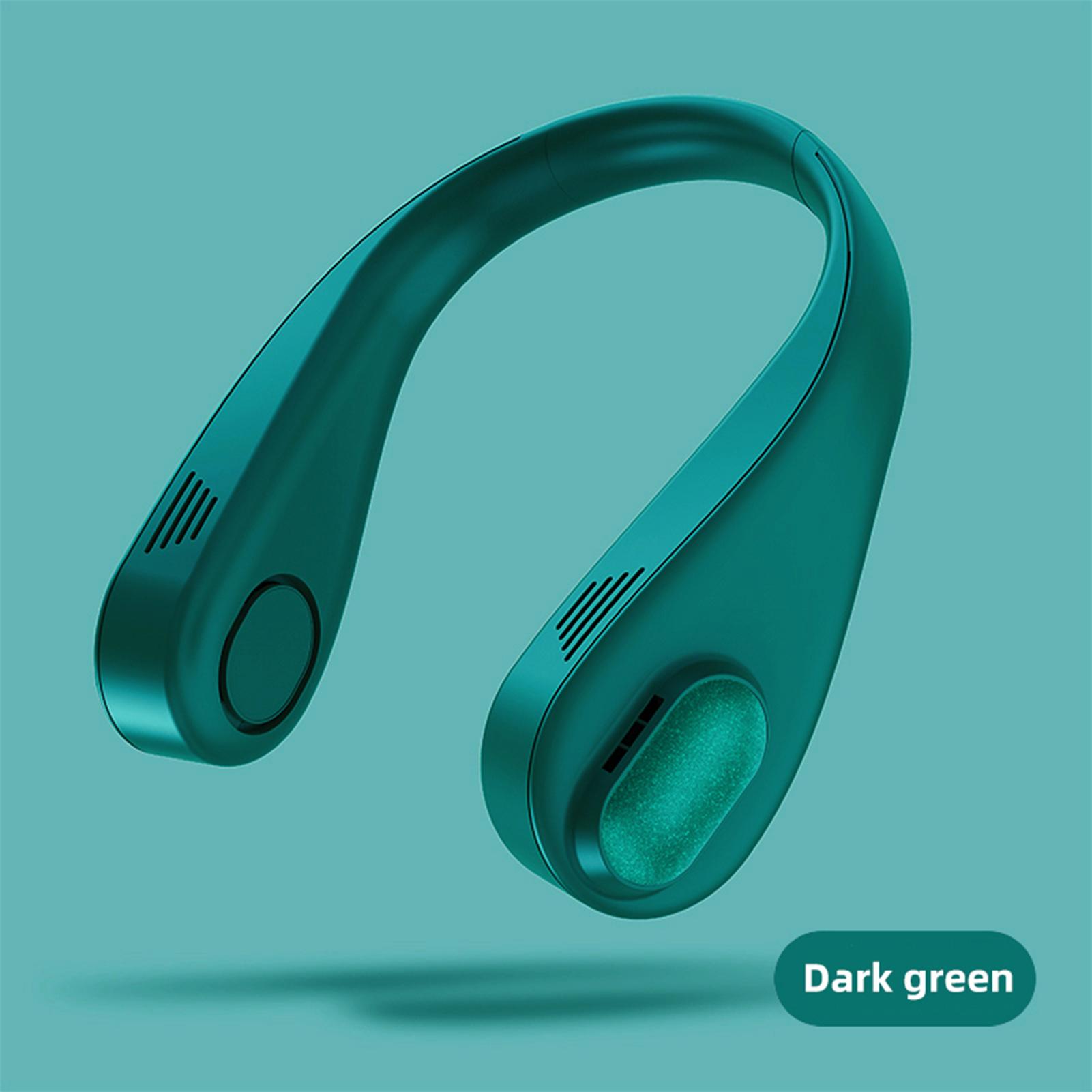 Quạt đeo cổ di động không cách với 3 tốc độ 1800 MAH với độ bền lâu, hoạt động yên tỉnh ngoài trời