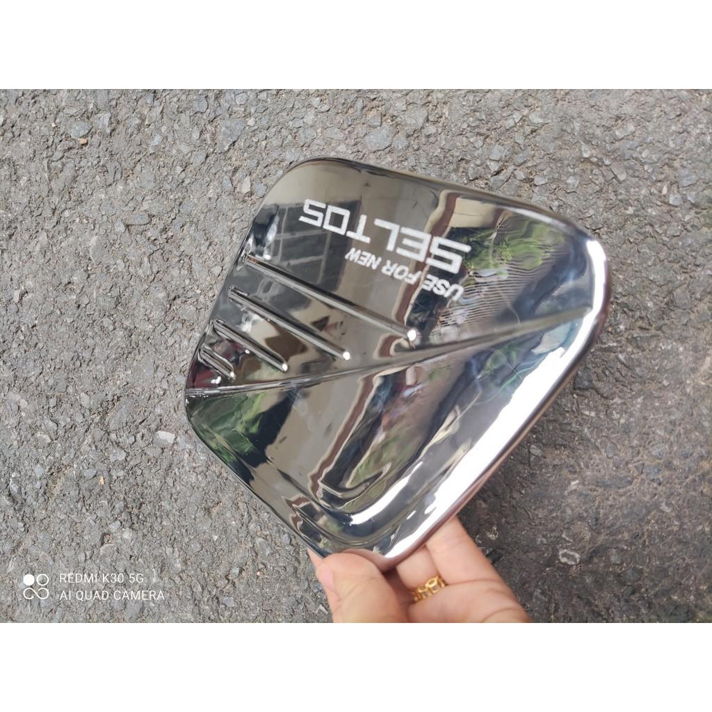 Seltos, Ốp nắp xăng Seltos nhựa ABS mạ crom cao cấp