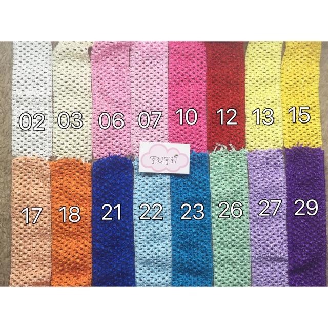 Băng đô chun 7cm theo chiếc