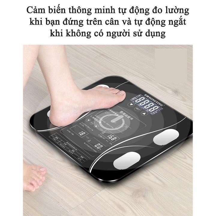 Cân Sức Khỏe Thông Minh Đo Đạc 10 Chỉ Số Khác Nhau