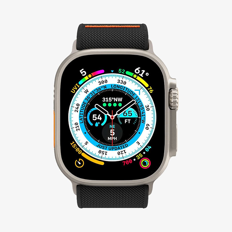 Dây Đeo SPIGEN Lite Fit Ultra Cho Apple Watch (49/46/45/44/42mm) Vải Dệt Nylon Linh Hoạt Và Nhẹ Nhàng Hàng Chính Hãng