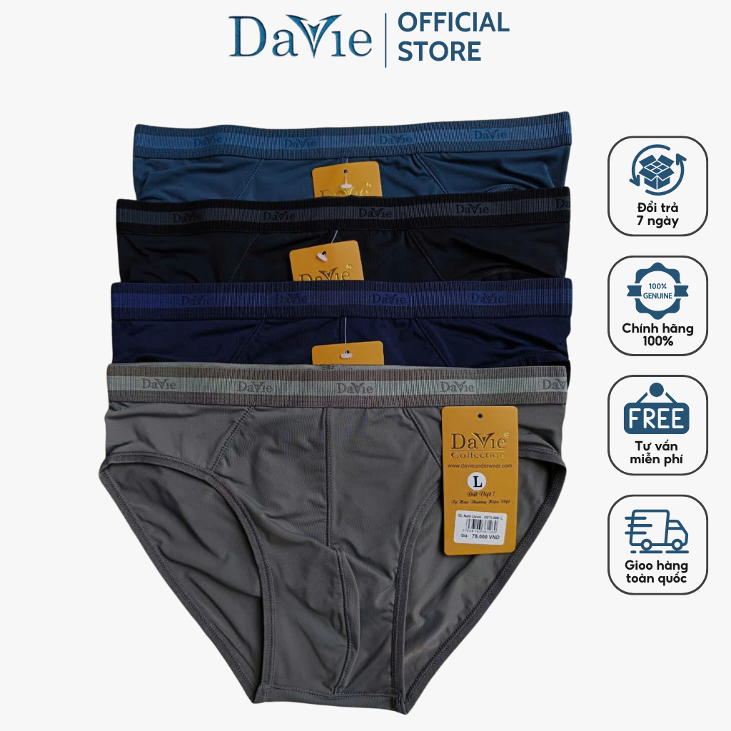 Quần Tam Giác Hiệu Davie Mã DVTL009, Chất Thun Lạnh Cao Cấp