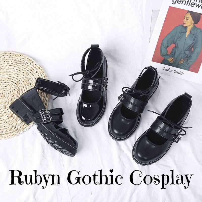 Giày búp bê lolita Mary Janes 2 quai ( BÓNG và NHÁM ) Size từ 35 - 40.
