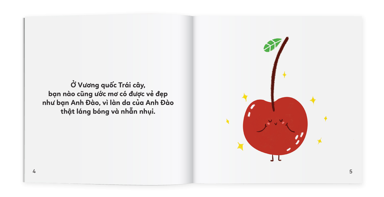 Sách Ehon Vương Quốc Trái Cây - Trái Nào Cũng Đẹp