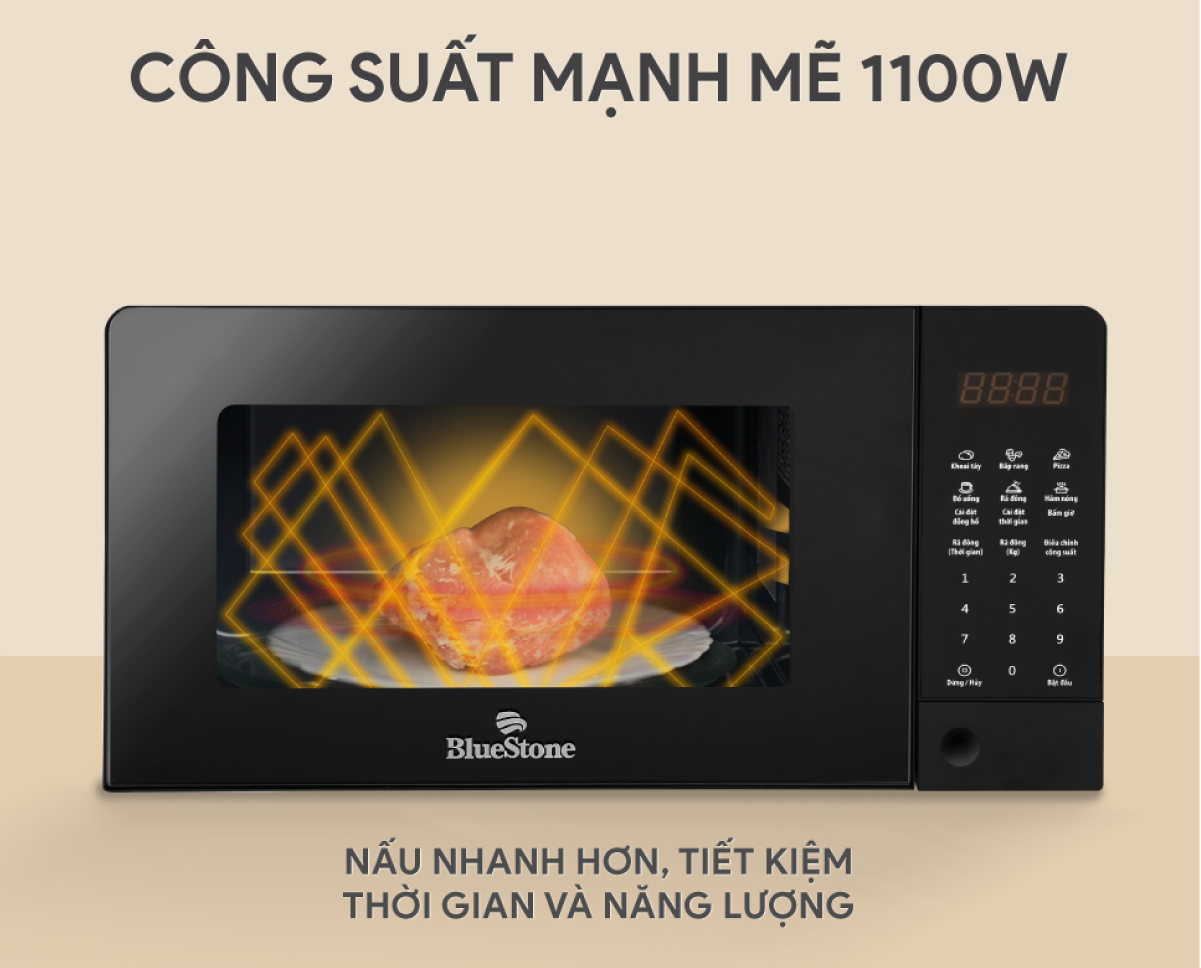 Lò Vi Sóng Điện Tử Bluestone MOB-7815 (20 Lít) - Hàng chính hãng