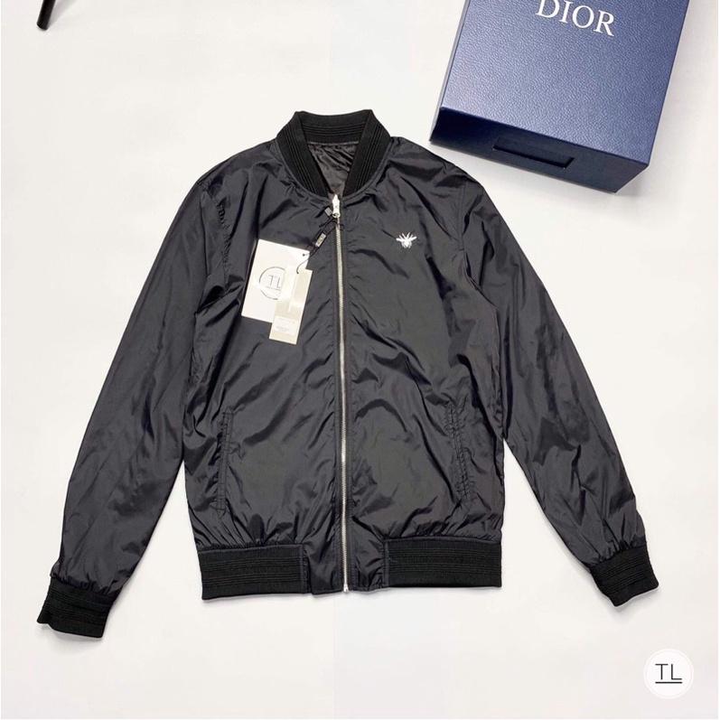 Áo Gió Bomber Nam DRA Vân Chìm, Thêu Ong - Áo Khoác Thu Đông Dạo Phố - Bee Shop