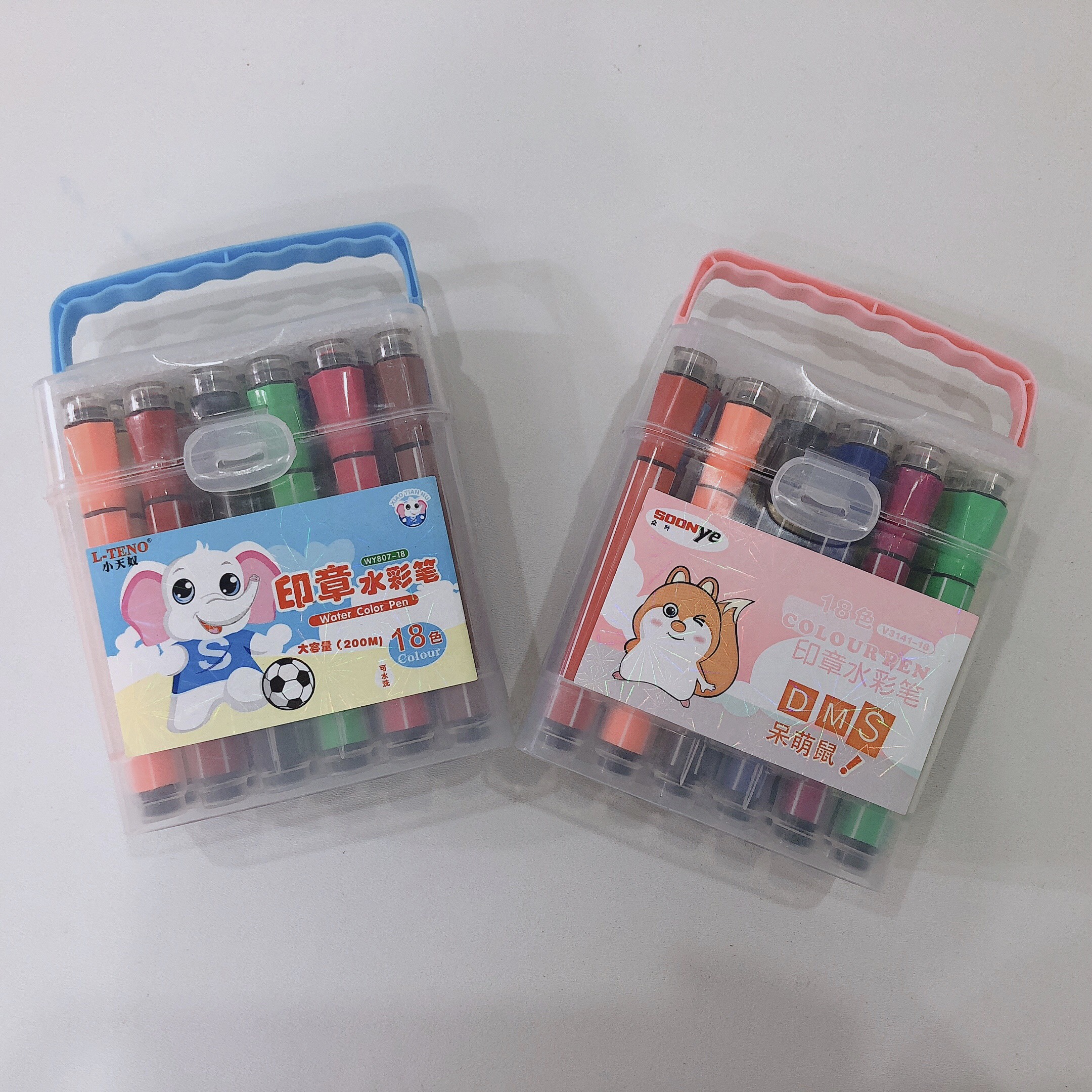 Hộp Bút Màu 18 Chi Tiết Cho Bé