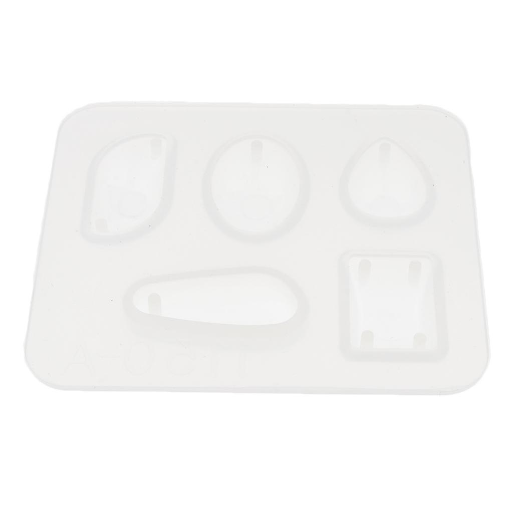 Silicone Trắng Mặt Dây Chuyền Khuôn Vòng Cổ Làm Moulds Đồ Trang Trí Thiết Kế Khuôn