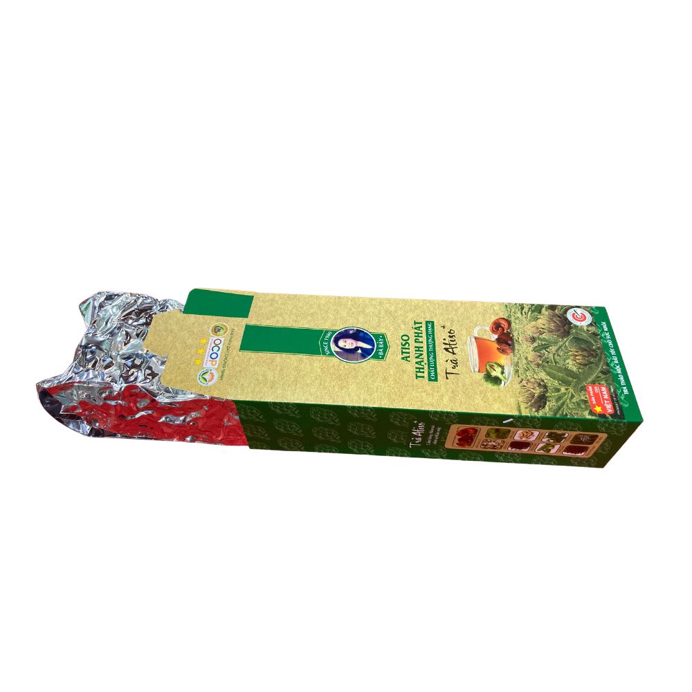 Trà ATISO+ THẠNH PHÁT 100% tự nhiên chất lượng thượng hạng gồm 10 vị thảo mộc GÓI 200gr giúp thanh lọc cơ thể, tốt cho gan thận mật FREESHIP ở HCM