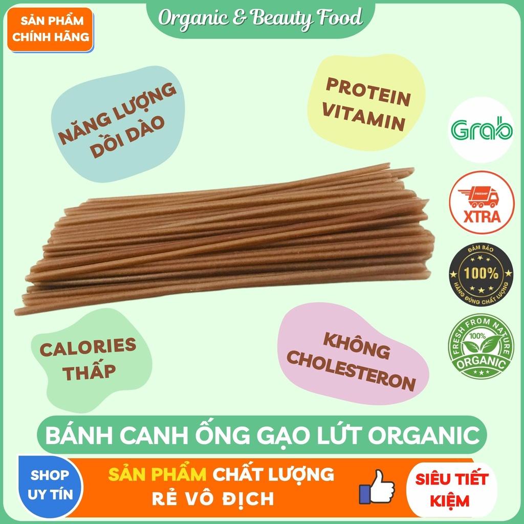 Bánh Canh Ống Gạo Lứt Organic&amp;Beauty - Bánh Canh Rau Củ FUMA Eatclean/ Giảm Cân/ Healthy/ Hữu Cơ - Túi 300g/ 500g