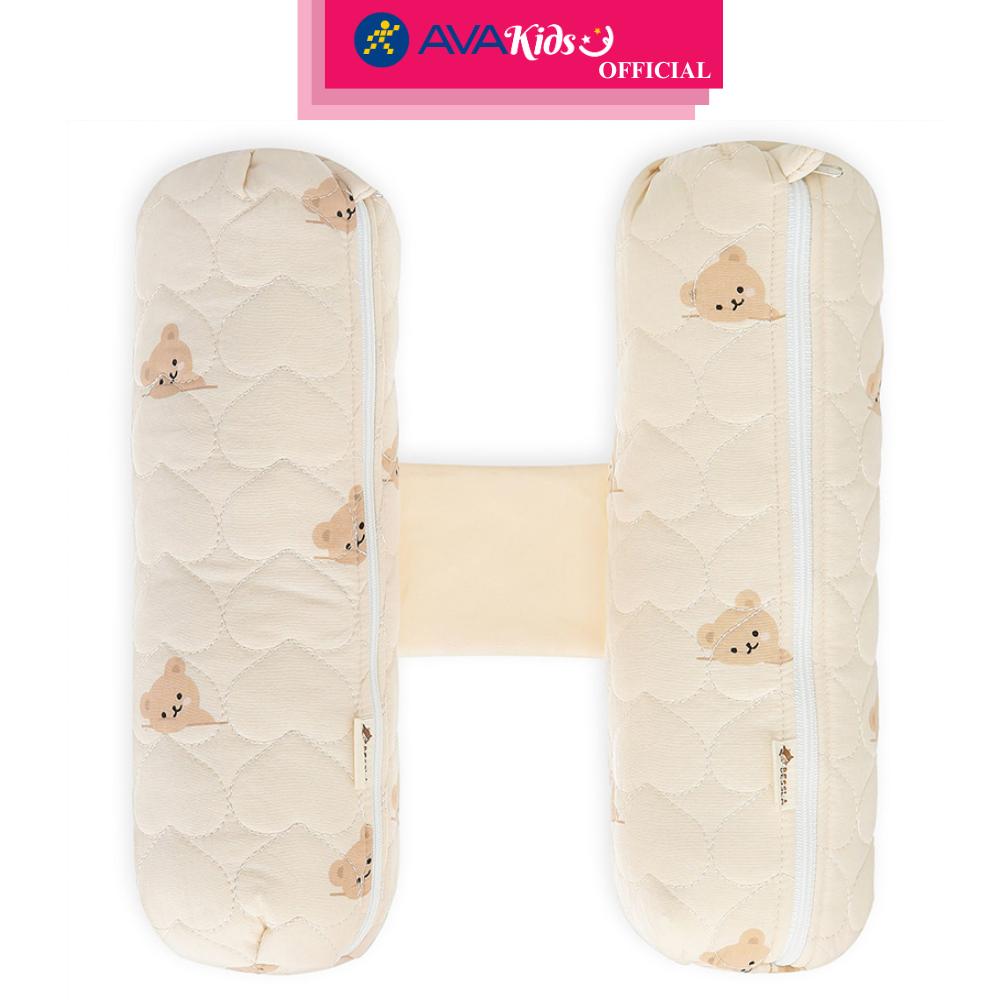 Gối chặn Bessla 35x24x12 cm - Gấu (0 - 6 tháng) - Hàng Chính Hãng