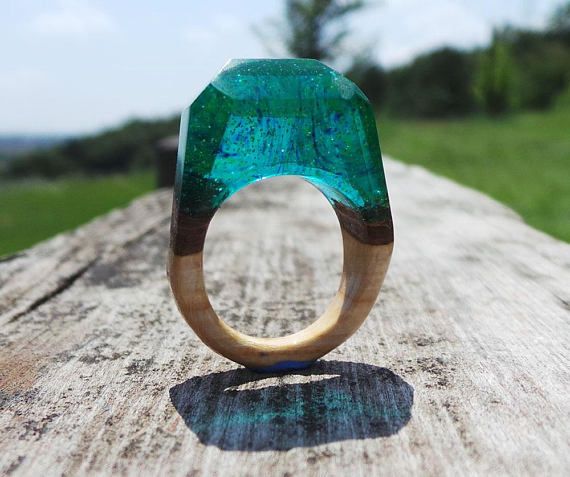 Image result for epoxy resin green ring