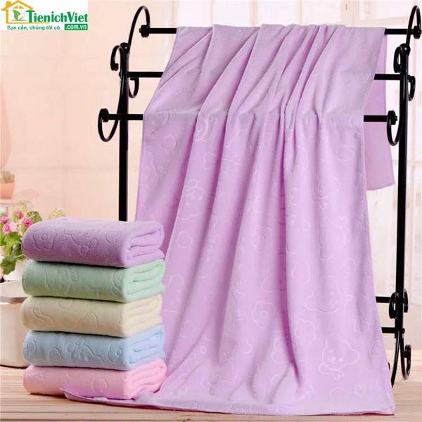 Set 3 khăn tắm dành cho nam và nữ giá rẻ khổ 140x70