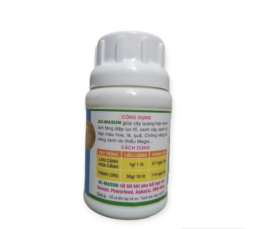 Combo 4 lọ phân bón lá NPK hiệu Đầu Trâu 501, 701, 901, Ac Masun chăm sóc lan và cây cảnh toàn diện