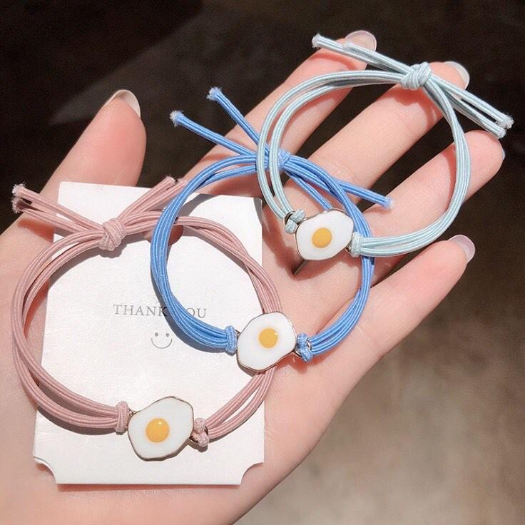 DÂY BUỘC TÓC TRỨNG SIÊU ĐÁNG YÊU