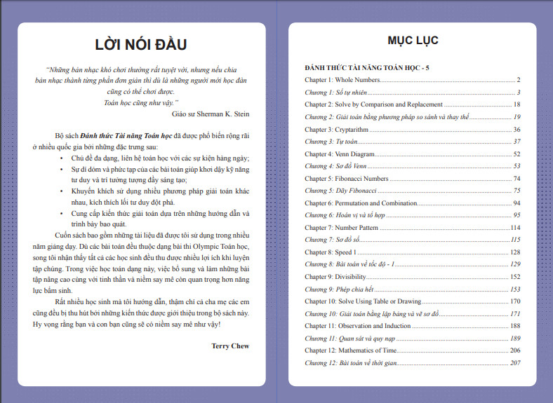 Combo 2 cuốn sách Đánh thức tài năng toán học tập 5 và tập 6 - dành cho trẻ lớp 5, lớp 6, lớp 7 (từ 11 đến 14 tuổi)