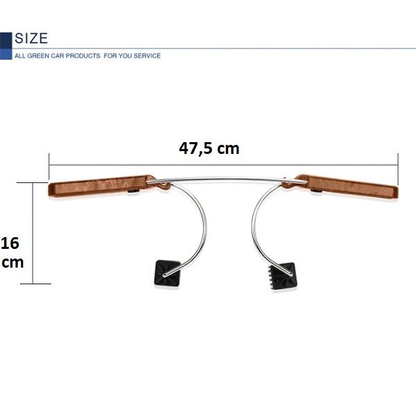 Bộ 2 Móc treo áo chuyên dụng trong xe ô tô Full Size