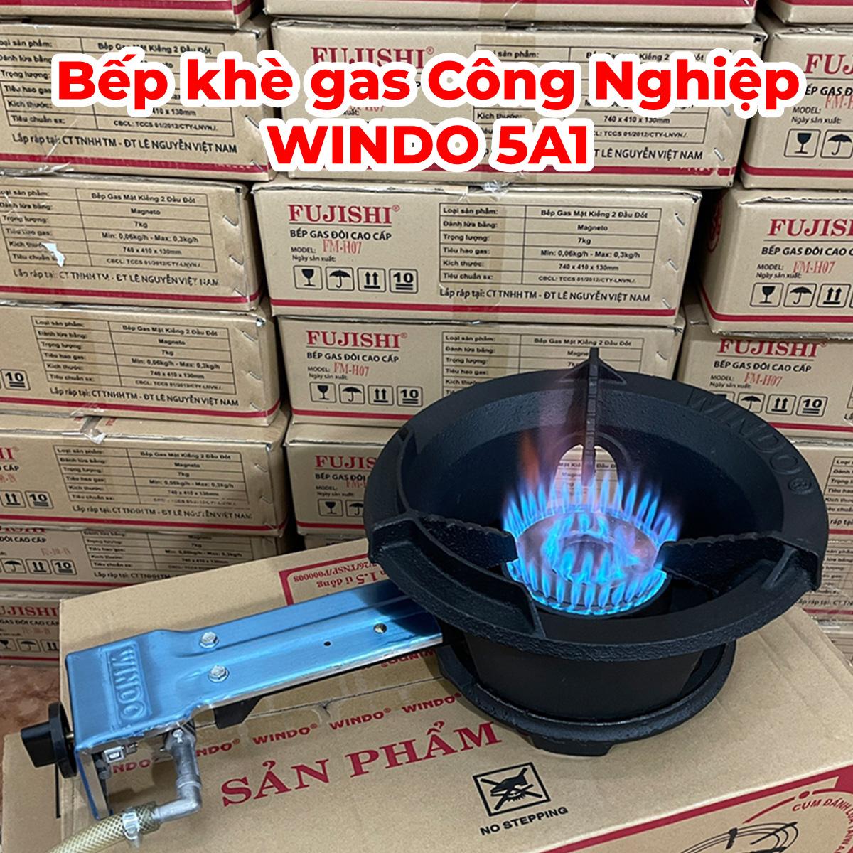 Bếp khè gas công nghiệp Windo WD-5A1 - Hàng chính hãng