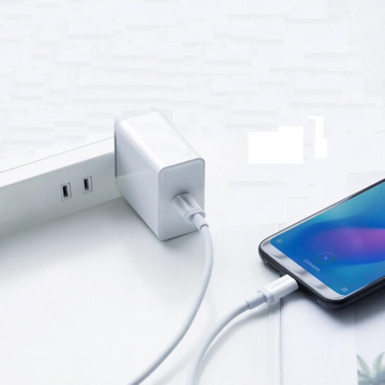 Cáp USB Type C to USB Type C kết nối sạc, truyền dữ liệu Ugreen 60518 dài 1m chính hãng