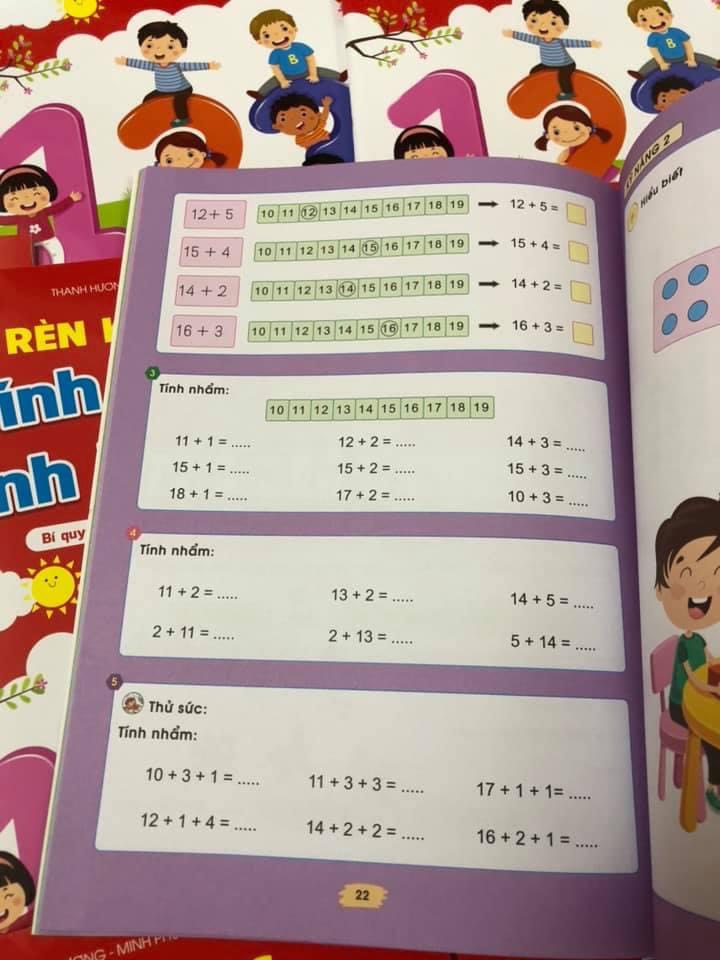 Rèn kĩ năng tính nhanh, tính nhẩm-Bí quyết học giỏi toán cho trẻ 5-7 tuổi