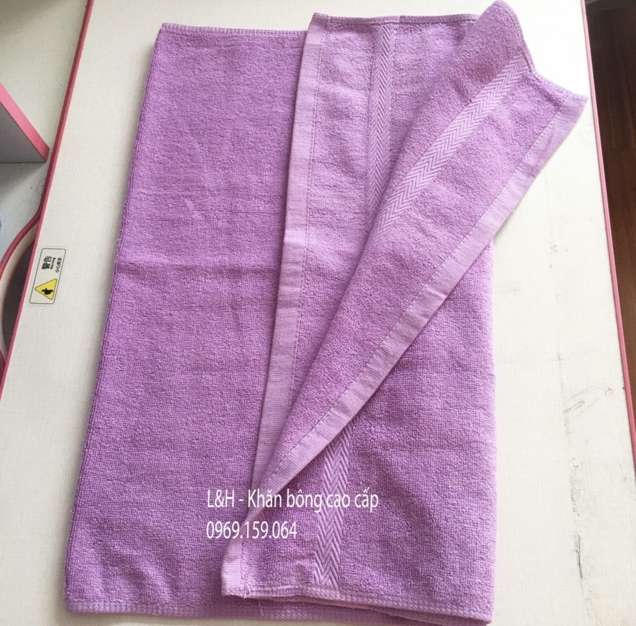 Khăn tắm cotton màu 50 * 100cm, Tân Thịnh