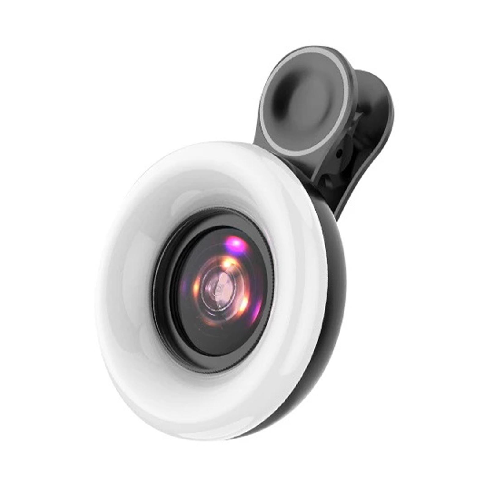 Mobile Phone Fill Light 15x Macro Lens Mini 53 LED for Android Photography