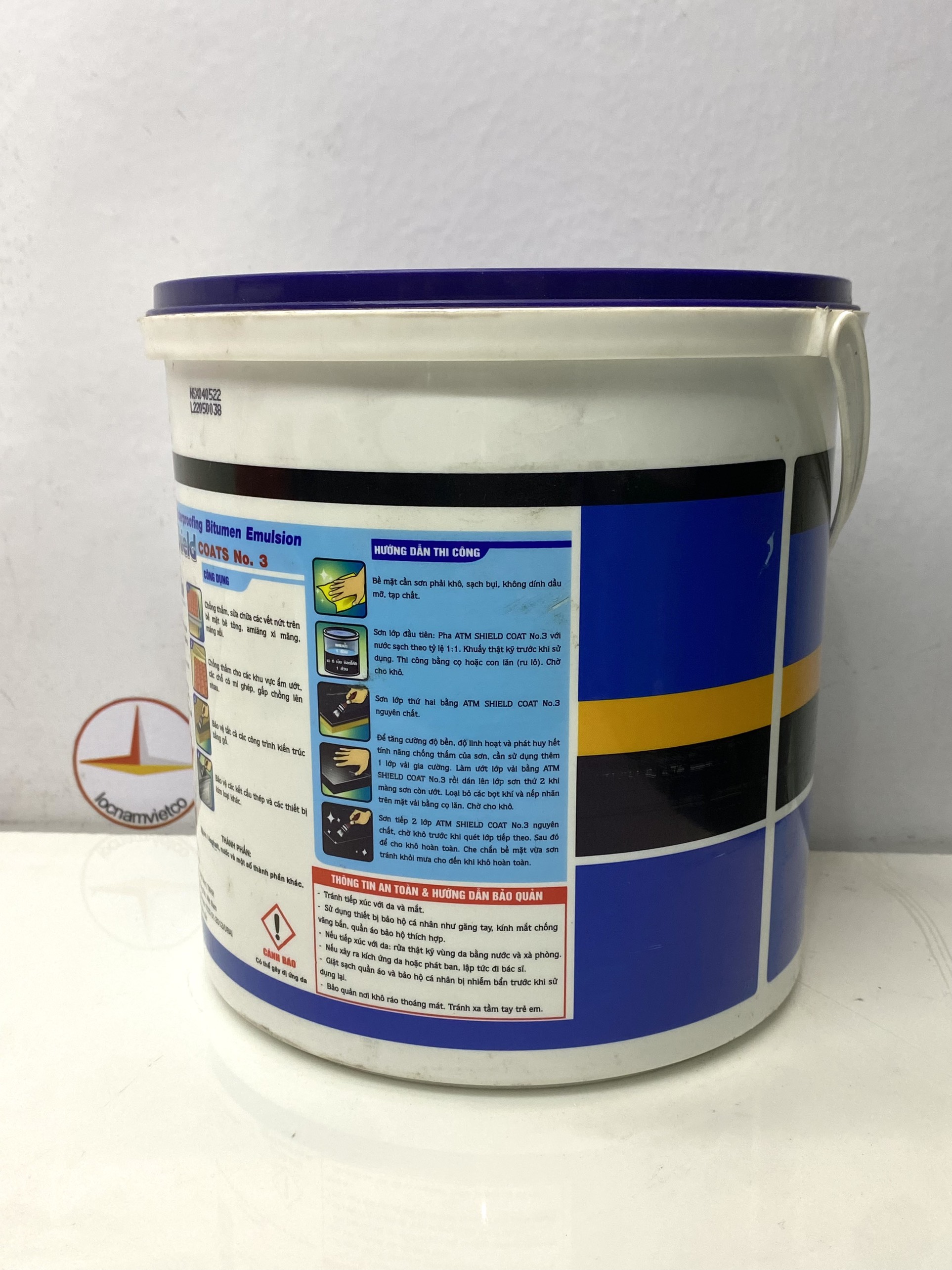 Sơn chống thấm Bitum ATM Shield Coat 3,5 kg