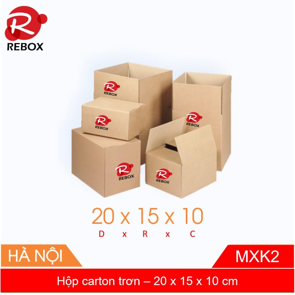 Hộp Carton 20x15x10 - COMBO 100 Hộp đóng hàng 3 lớp