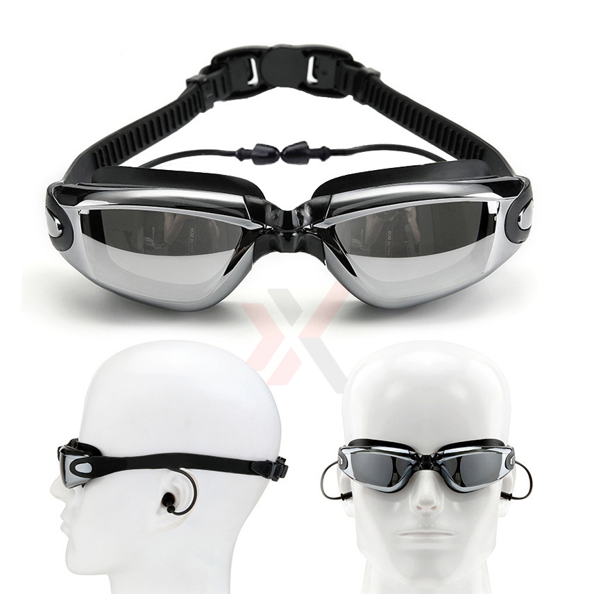 Hình ảnh Kính bơi chống sương mờ, chống UV eXtreme KG1301 kèm nút tai, dây đeo mềm mại, thoải mái, thiết kế không trơn trượt, co giãn, kiểu dáng chuyên nghiệp