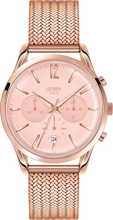 Đồng Hồ Dây Thép Không Gỉ Henry London HL39-CM-0168 Shoreditch (38.5mm) + Dịch Vụ Khắc Tên