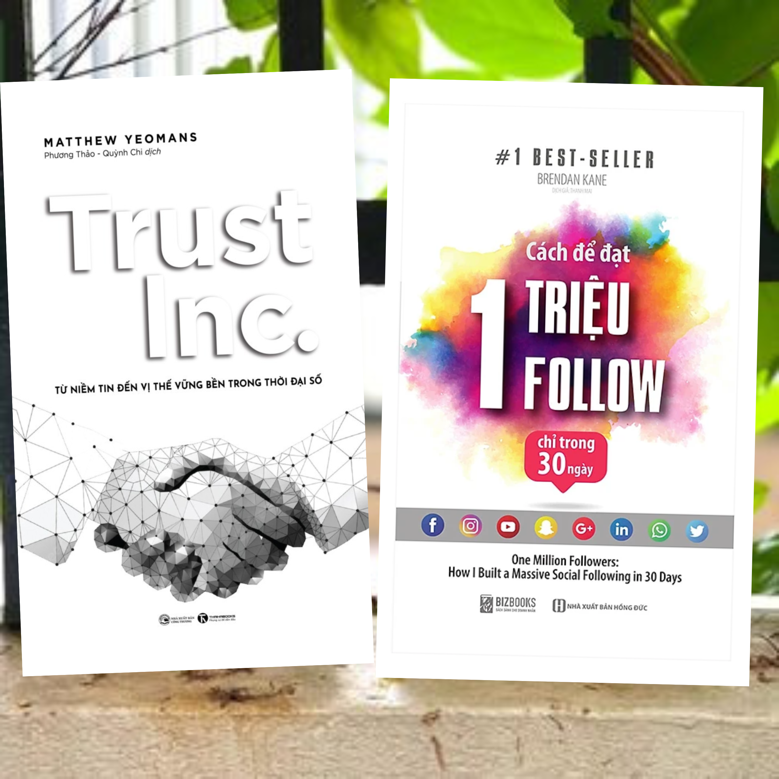 Combo 2Q Sách Ứng Dụng Truyền Thông Số Trong Kinh Doanh/ Marketing: Trust Inc. - Từ Niềm Tin Đến Vị Thế Vững Bền Trong Thời Đại Số + Cách Để Đạt 1 Triệu Follow Chỉ Trong 30 Ngày