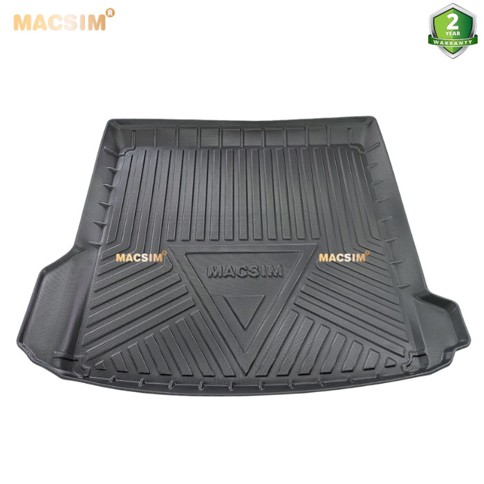 Lót cốp xe ô tô Audi Q8 2018-2022 chất liệu TPV thương hiệu Macsim màu đen