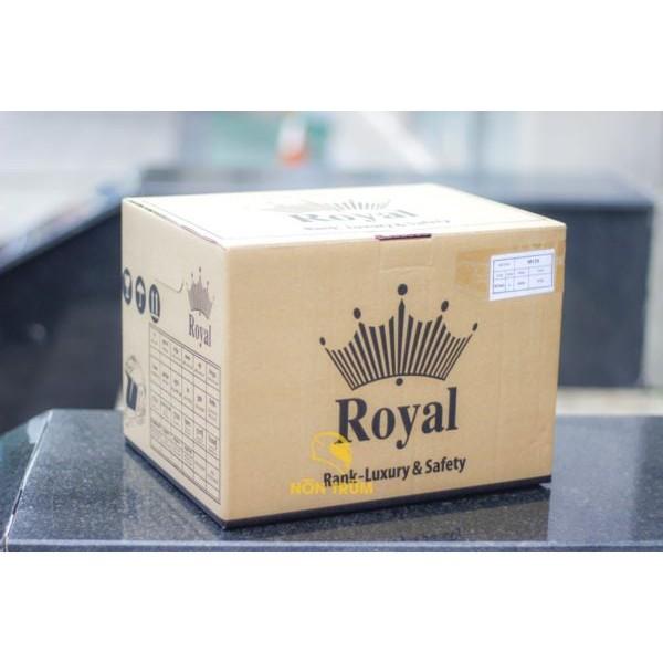 Nón bảo hiểm 3/4 ROYAL M20C đen nhám
