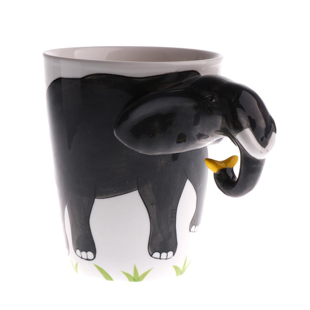 Creative 3D Hand-painted Ceramic Cup Coffee Milk Water Mug