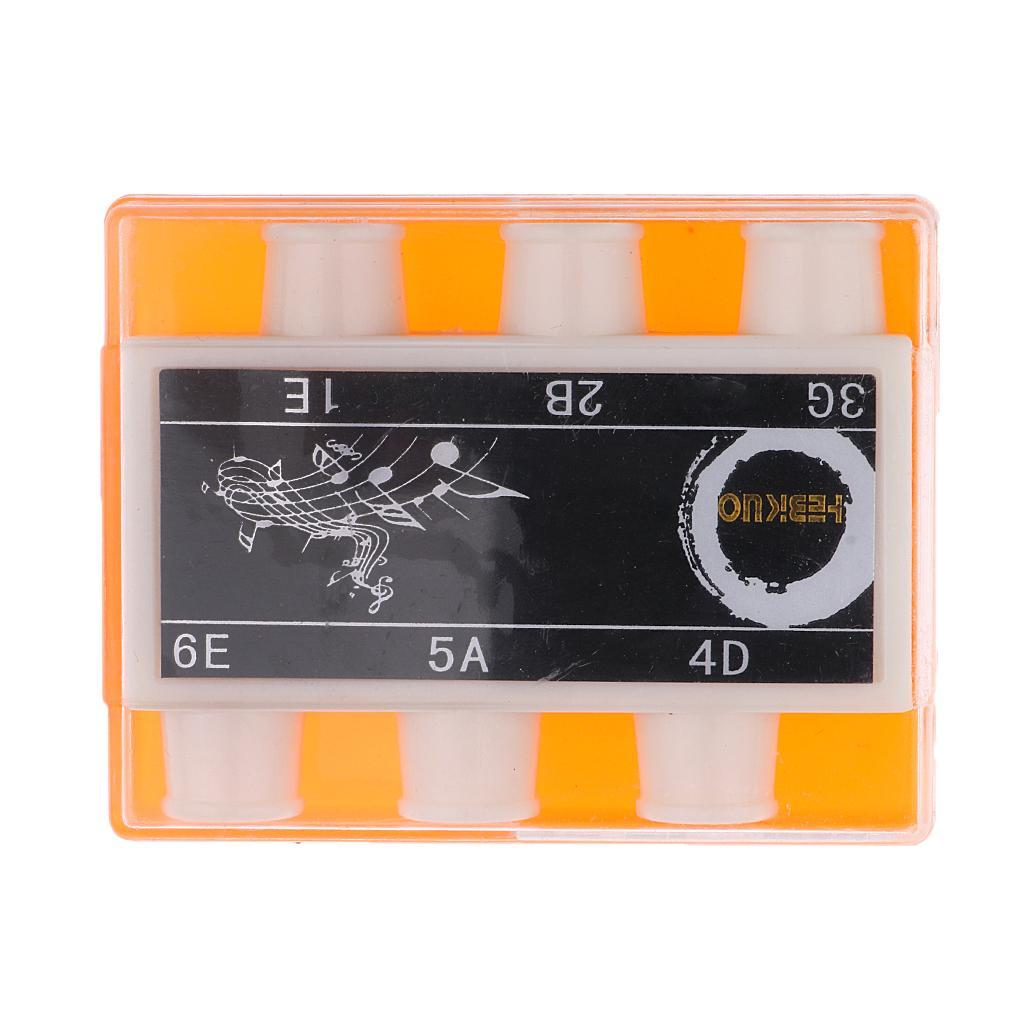 Guitar 6 Tones Pitch Pipe W/ 6pcs Strings Set For Acoustic Guitar Parts