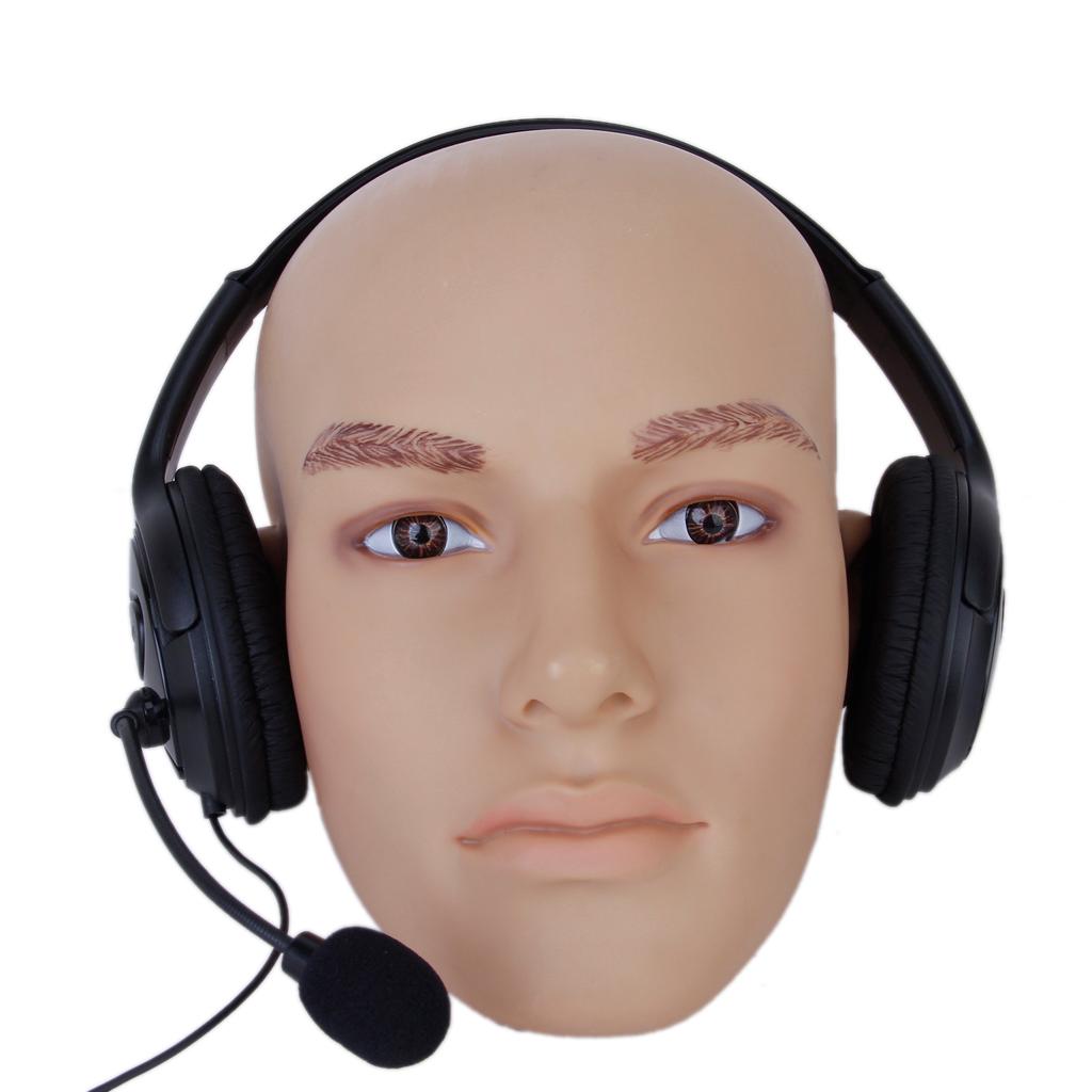 3.5mm Headphone Headset Earphone W/ Microphone Volume Control for Game