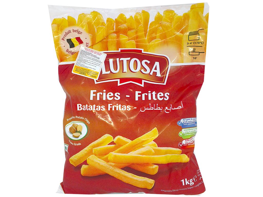 Khoai tây đông lạnh Lutosa Sợi Lớn 1kg