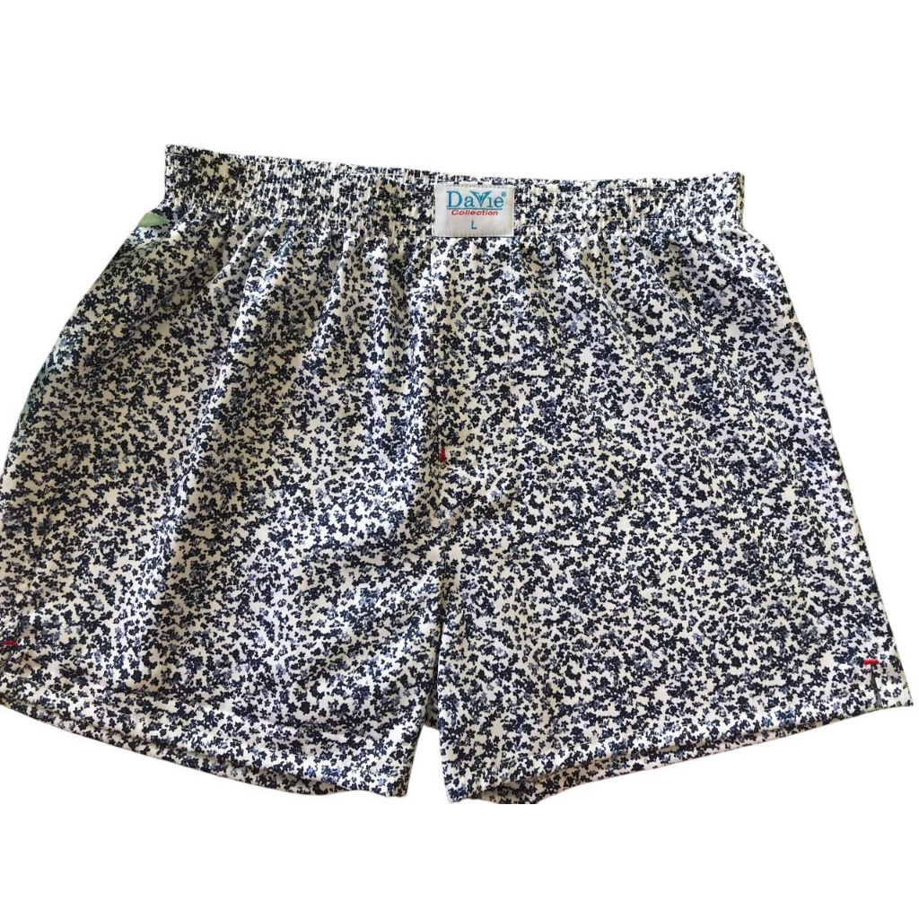 Quần Short Mặc Nhà Nam Davie Dvs01 Chất Liệu Vải Kate 100% Cotton - Giao Màu Ngẫu Nhiên